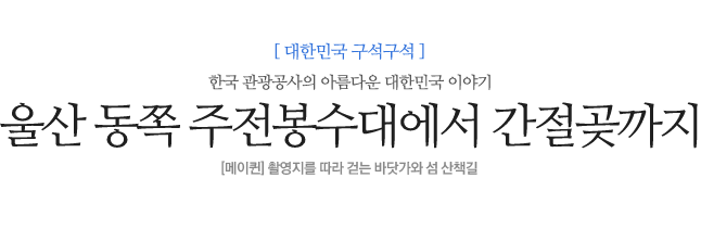 울산 동쪽 주전봉수대에서 간절곶까지 [메이퀸] 촬영지를 따라 걷는 바닷가와 섬 산책길