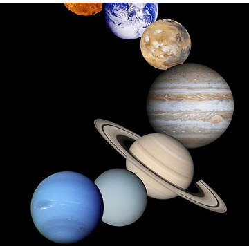 각 7개의 곡들은 태양계의 행성의 이름이 붙어있다. <출처: NGD/>